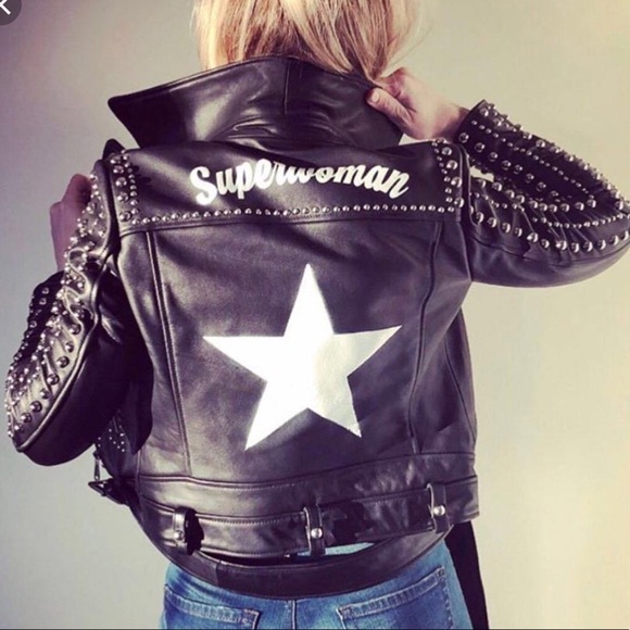 Rebecca Minkoff Jackets & Blazers - Rebecca Minkoff Studded Leather Jacket Xs